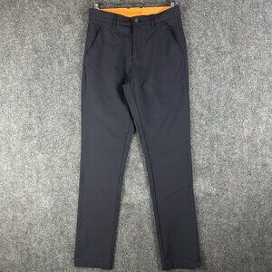 Macade Golf Pants Mens 30 Slim Fit Dark Blue Pockets Straight Leg Flat Front
